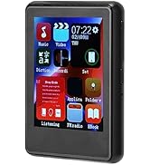 WiFi MP3 Player with Bluetooth, 2.4 Inch TFT Touchscreen Mp4 Mp3 Player with Speaker, Support FM ...