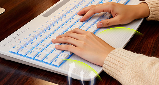 Extended Palm Rest — Lasting Comfort