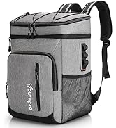 Youngoa Cooler Backpack Insulated Leak Proof Waterproof 35 Cans, Beach Travel Camping Ice Chest B...