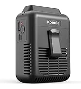 Koonie Portable Waist Fan, 5200RPM Strong Airflow 23H Working Time Hands-free Necklace Fan, Batte...