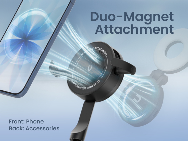 Magnetic phone tripod for iPhone 12–17 series