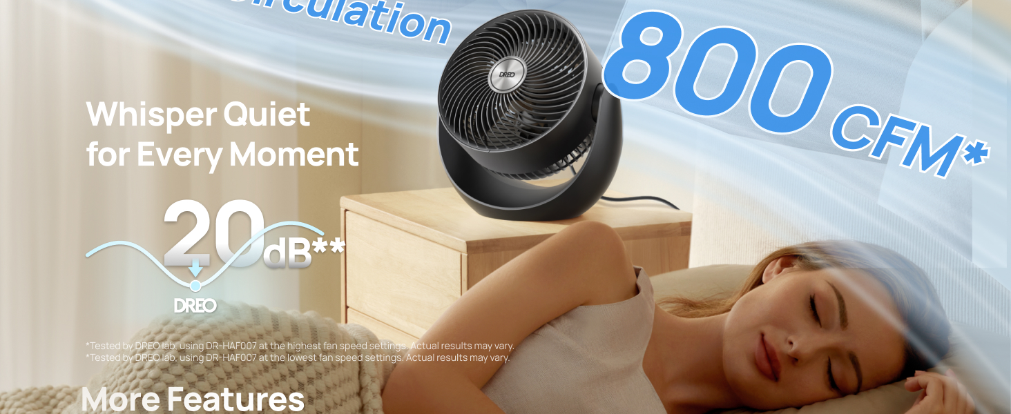 DR-HAF007 Black Whisper Quiet for Every Moment