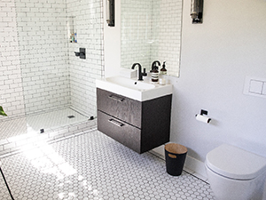 Outside of Bathrooms