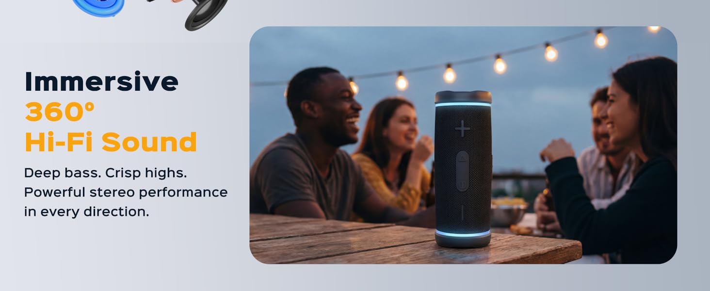 Immersive 360° Hi-Fi Sound