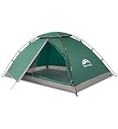 Happy Travel Backpacking Tent 1/2 Person Tents for Camping, Waterproof Easy Clip Setup Camping Te...