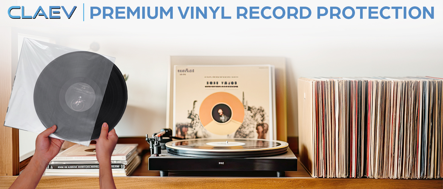 record sleeves vinyl plastic anti static records inner cover lp protective storage covers
