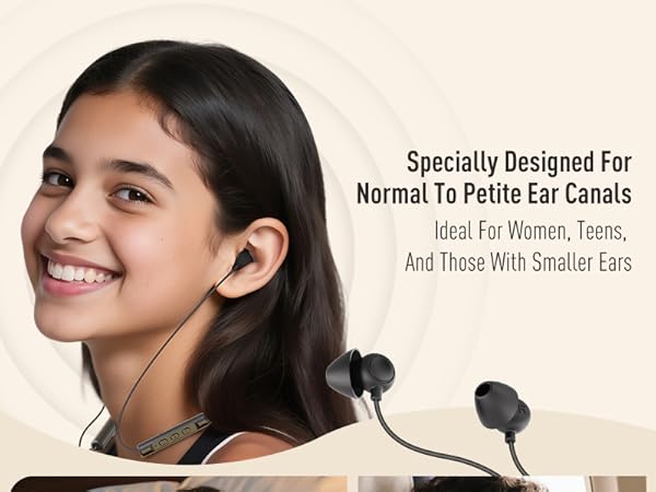 Sleeping earhone for smaller ear idel for women,teens