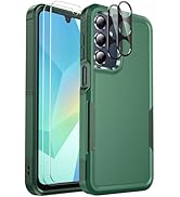 Ezanmull for Samsung Galaxy A16 5G Phone Case, [Military Grade Drop Protection] [Glass Screen Pro...