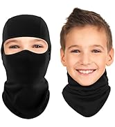 Ameceres Kids Balaclava Ski Mask Cold Weather Windproof Tactical Face Mask Winter for Skiing Snow...