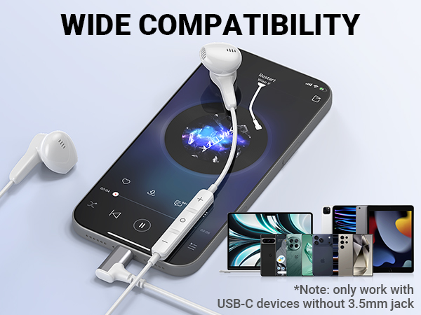 type c headphones for iPhone 17 Pro max