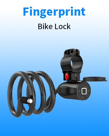 Fingerprint bike lock