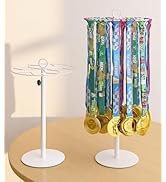 TIPSYTREE Rotatable Medal Hanger Display – Adjustable Medal Honor Display – Desktop Metal Medal H...