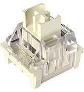 MageGee Gaming White Elephant Customized Linear Keyboard Switches 110pcs, Built Keyboard, Pre Lub...