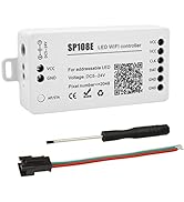 VIPMOON SP108E LED WiFi Controller, Wireless Remote Control for WS2811 WS2815 WS2801 SK6812 WS281...