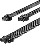 Fasgear PCIe 5.0 Power Cable 70cm - 16pin (12+4) 12VHPWR Connector for RTX 4070 4060 4050 to 2x8p...