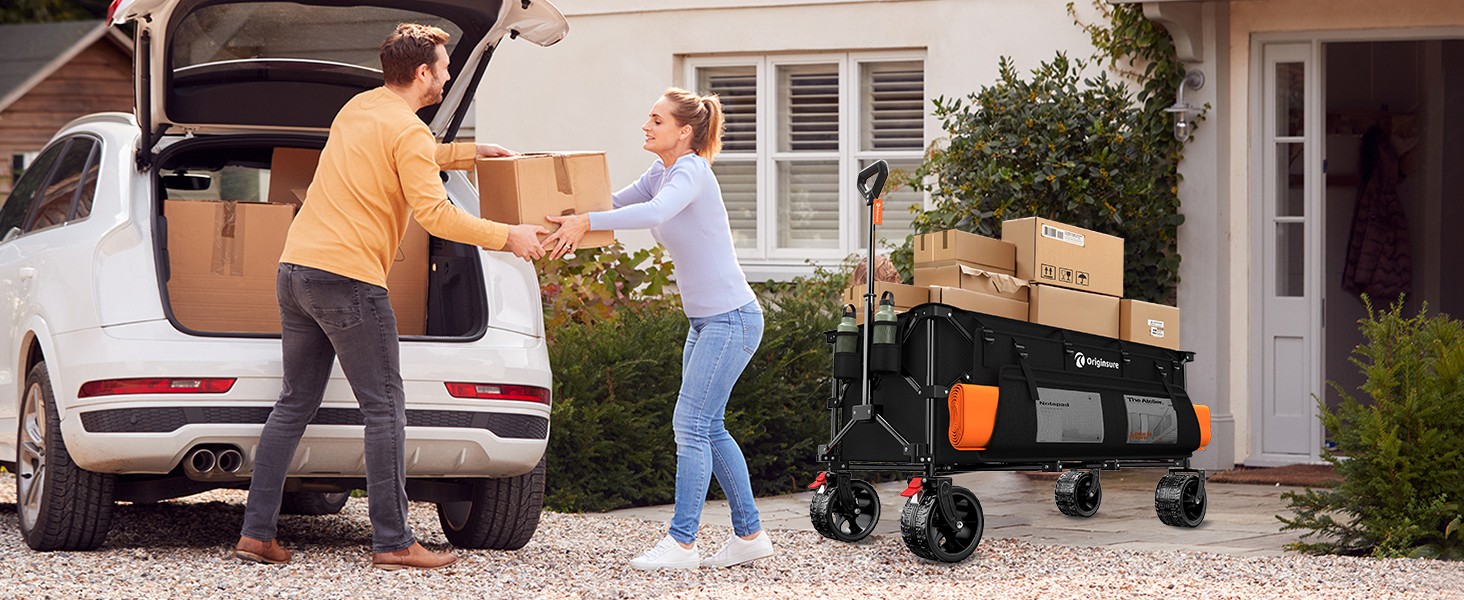 perfect for carrying groceries from garage to our apartment in one trip