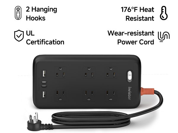 6 foot extension cord