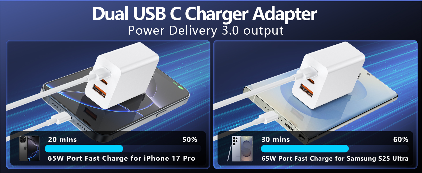 for iphone fast charger block