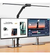KableRika Desk Lamp,Double Head Desk Lamp with Clamp,24W Led Desk Lights for Home Office Ultra Br...