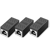 LVY Ethernet Extender RJ45 Couplers Network Cable Coupler Cat 5 Coupling Lnternet Female to Femal...