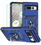 HNHYGETE for Pixel 7 Pro Case with Screen Protector: [Military Grade 20ft. Drop Tested] Slide Cam...