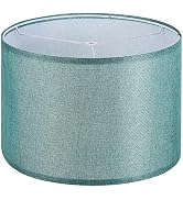 PATIKIL Drum Lamp Shades, 13"x13"x9" Linen Round Lamp Shade for Table Lamps Easy Assembly Lampsha...