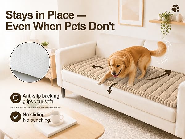Stays in Place - Even When Pets Don't