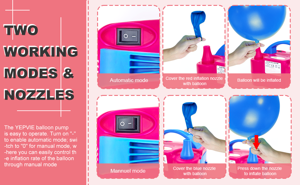 balloon pump electric, balloon blower machine, Air Pump for balloon, balloon inflator