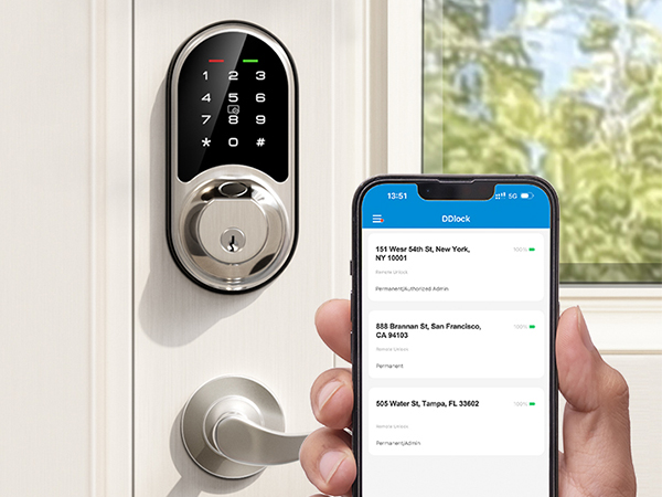 keyless entry door lock deadbolt