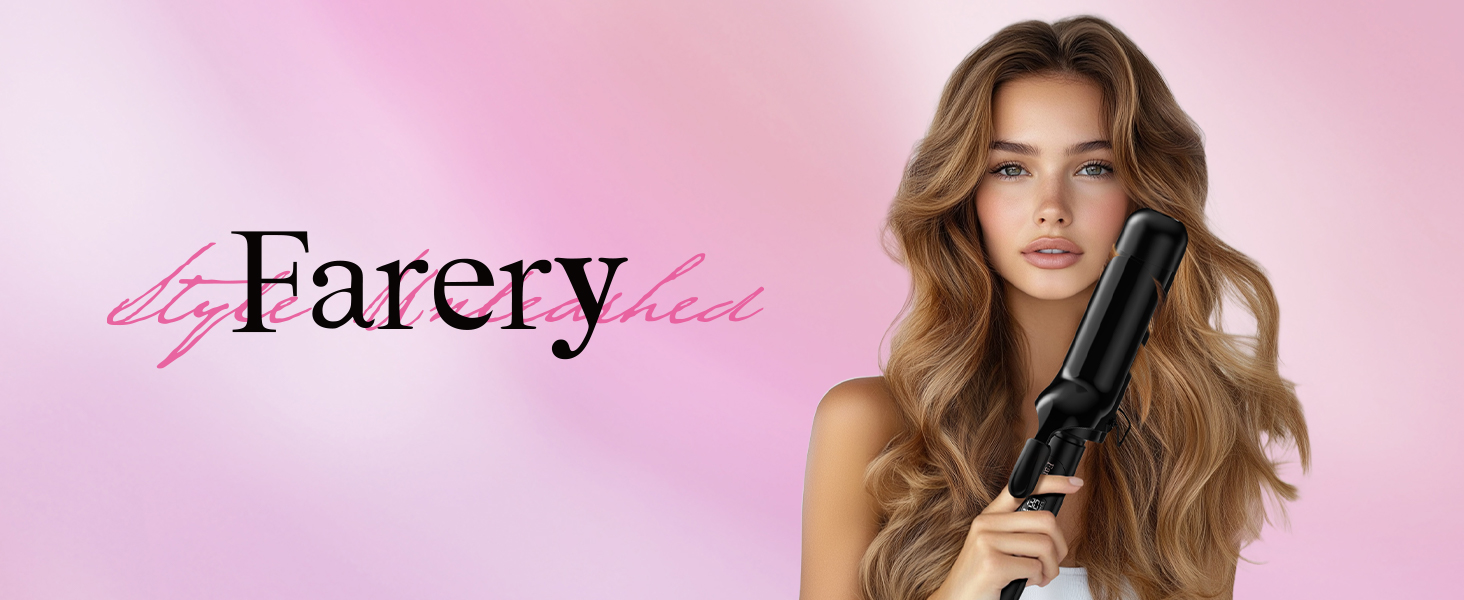farery large barrel curling iron