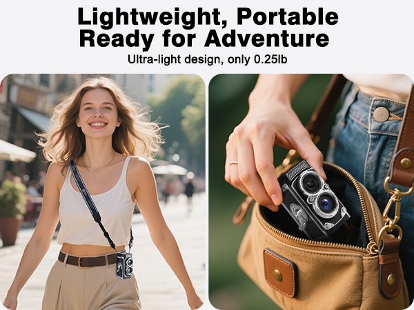 Lightweight, Portable Mini Camera