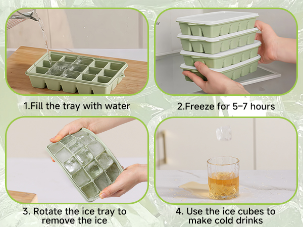 silicone ice cube molds