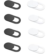 Toojcc Laptop Camera Cover Slide, 8 Pack Ultra-Thin Webcam Cover, Compatible with MacBook, Laptop...