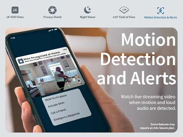 motion detection and alerts receive notifications and live stream from your smart device.