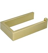 Sayayo Brushed Gold Toilet Paper Holder Wall Mount, Toilet Tissue Holder for Bathroom Tp Holder S...