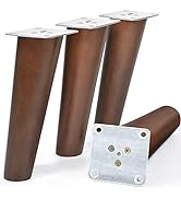 AORYVIC Angled Furniture Legs 8 inch Slanted Wood Legs for Ottoman Bench Coffee Table Pack of 4