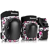 BOSONER Adult/Women/Kid Knee Pads Elbow Pads Wrist Guard 6 in 1 Protective Gear Set for Skating S...