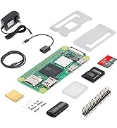 RasTech Raspberry Pi Zero 2 W Starter Kit with 32GB Micro SD Card 5V 3A Power Supply with ON/Off ...