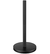 Free Standing Toilet Paper Holder Stand, 304 Stainless Steel Toilet Paper Storage Matte Black for...