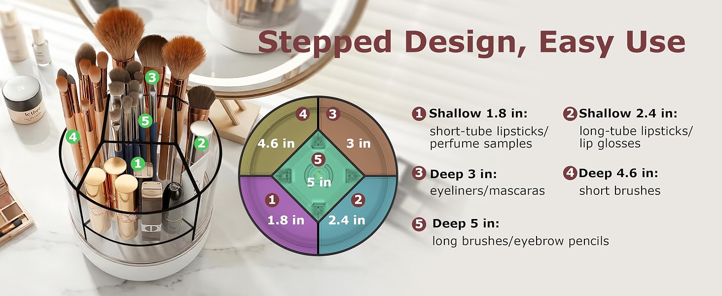 makeup brush organizer