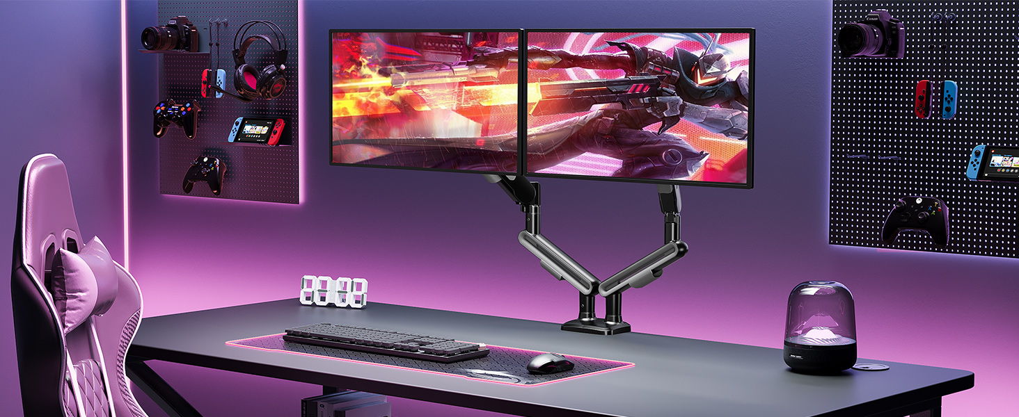 monitor mount desk