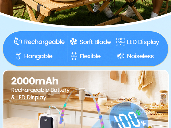 2000mAh Rechargeable Battery