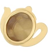 Tea Filter, Double Handles Tea Infuser Multipurpose 304 Stainless Steel for Filter Tea Leaves (#4)