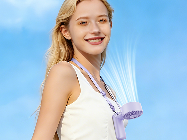 Handheld fan Neck fan Bottom anti-slip pad Desk fan