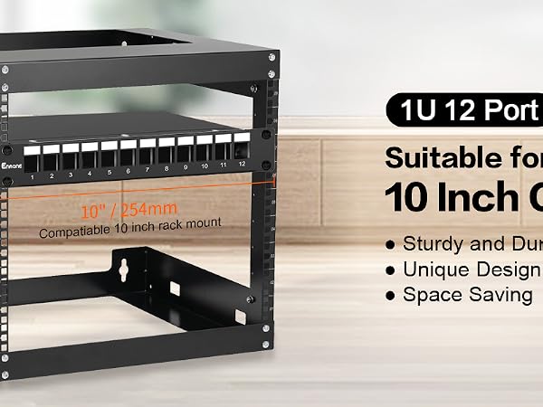 12port blank keystone patch panel