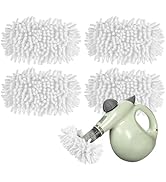 LOVECO 4 Pack Universal Steam Cleaner Accessories, Reusable Steam Shot Attachments, Steam Mop Pad...