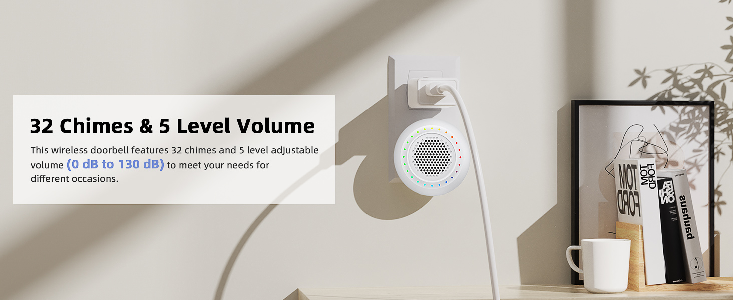 32 Chimes &amp;amp; 5 Level Volume