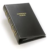 Lighthouse - Small Currency Album for Un-Graded Raw Banknotes and Currency Sleeves - Classic Leat...