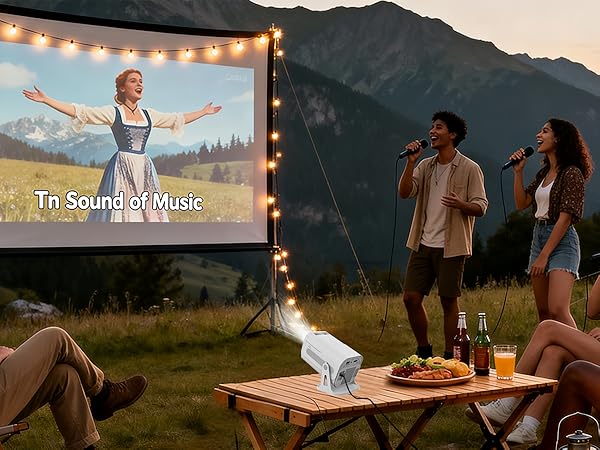 Projector for Outdoor Night