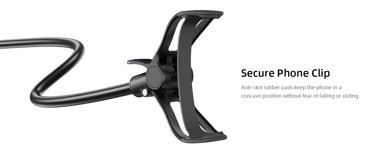 Lamicall Gooseneck Phone iphone Holder Bed mount headbroad